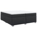 Pat box spring cu saltea, negru, 200x200 cm, piele ecologică - WALTI WALTI