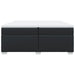 Pat box spring cu saltea, negru, 200x200 cm, piele ecologică - WALTI WALTI