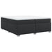 Pat box spring cu saltea, negru, 200x200 cm, piele ecologică - WALTI WALTI