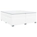 Pat box spring cu saltea, alb, 200x200 cm, piele ecologică - WALTI WALTI