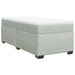 Pat continental cu saltea, gri deschis, 80x200 cm, catifea - WALTI WALTI