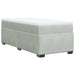 Pat continental cu saltea, gri deschis, 80x200 cm, catifea - WALTI WALTI
