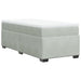 Pat box spring cu saltea, gri deschis, 90x190 cm, catifea - WALTI WALTI