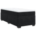 Pat box spring cu saltea, negru, 90x190 cm, catifea - WALTI WALTI