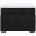 Pat box spring cu saltea, negru, 90x190 cm, catifea - WALTI WALTI