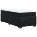 Pat box spring cu saltea, negru, 90x190 cm, catifea - WALTI WALTI