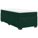 Pat box spring cu saltea, verde închis, 90x190 cm, catifea - WALTI WALTI