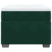 Pat box spring cu saltea, verde închis, 90x190 cm, catifea - WALTI WALTI