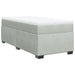Pat box spring cu saltea, gri deschis, 90x200 cm, catifea - WALTI WALTI