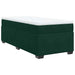 Pat box spring cu saltea, verde închis, 90x200 cm, catifea - WALTI WALTI