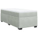 Pat box spring cu saltea, gri deschis, 100x200 cm, catifea - WALTI WALTI