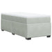 Pat box spring cu saltea, gri deschis, 100x200 cm, catifea - WALTI WALTI