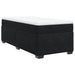 Pat box spring cu saltea, negru, 100x200 cm, catifea - WALTI WALTI