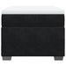Pat box spring cu saltea, negru, 100x200 cm, catifea - WALTI WALTI