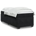Pat box spring cu saltea, negru, 100x200 cm, catifea - WALTI WALTI