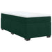 Pat box spring cu saltea, verde închis, 100x200 cm, catifea - WALTI WALTI
