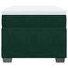 Pat box spring cu saltea, verde închis, 100x200 cm, catifea - WALTI WALTI