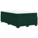 Pat box spring cu saltea, verde închis, 120x190 cm, catifea - WALTI WALTI