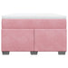 Pat box spring cu saltea, negru, 120x190 cm, catifea - WALTI WALTI