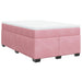 Pat box spring cu saltea, negru, 120x190 cm, catifea - WALTI WALTI
