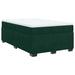 Pat box spring cu saltea, verde închis, 120x200 cm, catifea - WALTI WALTI