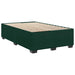 Pat box spring cu saltea, verde închis, 120x200 cm, catifea - WALTI WALTI