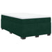 Pat box spring cu saltea, verde închis, 120x200 cm, catifea - WALTI WALTI