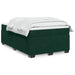 Pat box spring cu saltea, verde închis, 120x200 cm, catifea - WALTI WALTI