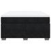Pat box spring cu saltea, negru, 140x190 cm, catifea - WALTI WALTI