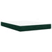 Pat box spring cu saltea, verde închis, 140x190 cm, catifea - WALTI WALTI