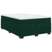 Pat box spring cu saltea, verde închis, 140x190 cm, catifea - WALTI WALTI
