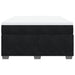 Pat box spring cu saltea, negru, 140x200 cm, catifea - WALTI WALTI