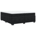 Pat box spring cu saltea, negru, 200x200 cm, catifea - WALTI WALTI