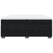 Pat box spring cu saltea, negru, 200x200 cm, catifea - WALTI WALTI