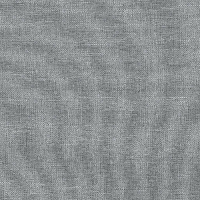 Pat continental cu saltea, gri deschis, 80x200 cm, textil - WALTI WALTI