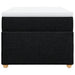 Pat box spring cu saltea, negru, 90x200 cm, textil - WALTI WALTI
