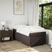 Pat box spring cu saltea, maro închis, 90x200 cm, textil - WALTI WALTI