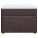 Pat box spring cu saltea, maro închis, 90x200 cm, textil - WALTI WALTI