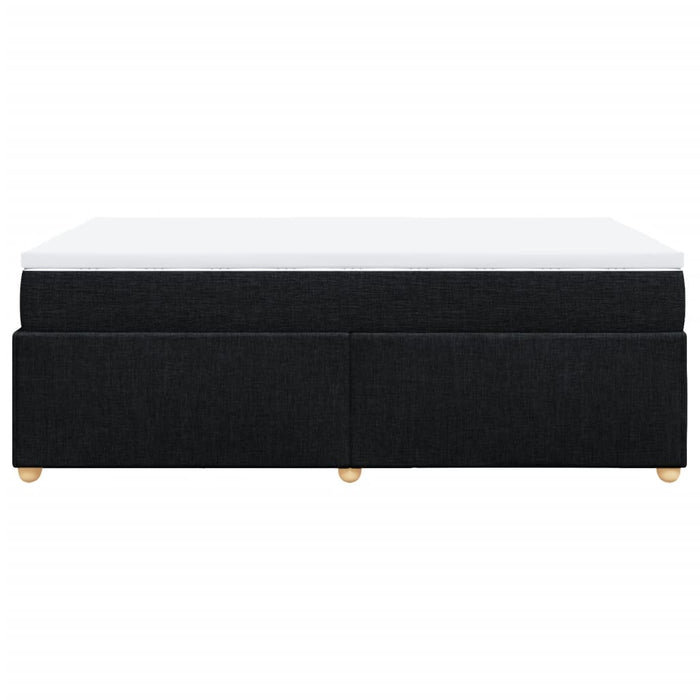 Pat box spring cu saltea, negru, 120x190 cm, catifea - WALTI WALTI