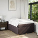 Pat box spring cu saltea, maro închis, 120x190 cm, textil - WALTI WALTI