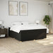 Pat box spring cu saltea, negru, 180x200 cm, catifea - WALTI WALTI