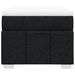 Pat box spring cu saltea, negru, 90x190 cm, textil - WALTI WALTI