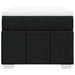 Pat box spring cu saltea, negru, 90x200 cm, textil - WALTI WALTI