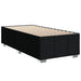 Pat box spring cu saltea, negru, 90x200 cm, textil - WALTI WALTI