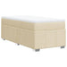 Pat box spring cu saltea, crem, 90x200 cm, textil - WALTI WALTI