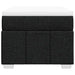 Pat box spring cu saltea, negru, 100x200 cm, textil - WALTI WALTI