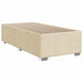Pat box spring cu saltea, crem, 100x200 cm, textil - WALTI WALTI