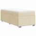 Pat box spring cu saltea, crem, 100x200 cm, textil - WALTI WALTI