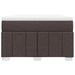 Pat box spring cu saltea, maro închis, 120x200 cm, textil - WALTI WALTI