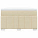 Pat box spring cu saltea, crem, 120x200 cm, textil - WALTI WALTI